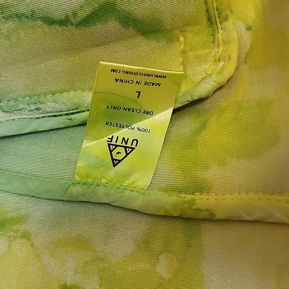 UNIF tie dye moto jacket and skirt set size L rare - Picture 6 of 6